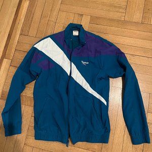 Vintage Reebok 70's Windbreaker Medium  - Limited Edition Green and Purple
